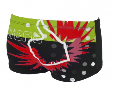 Like Low Waist Short Black/Energy green